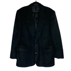Fiorvanti black men's coat 100% Cashmere
